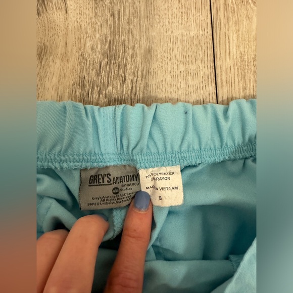 Grey’s Anatomy women’s light blue size small scrub pants - Picture 3 of 10